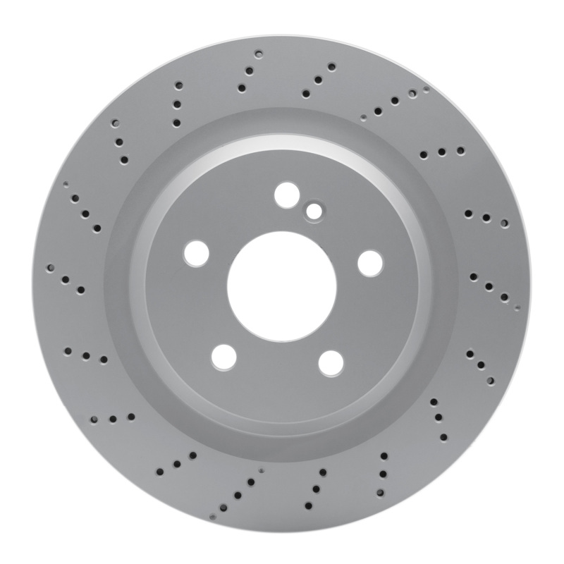 Mercedes-Benz CL550 Brake Rotor (1) - Rear - R1 Concepts - GEOSPEC Coated Rotor - Drilled - `10-`14 Mercedes-Benz CL550 Brake Rotor (1) - Rear - R1 Concepts - GEOSPEC Coated Rotor - Drilled - `10-`14